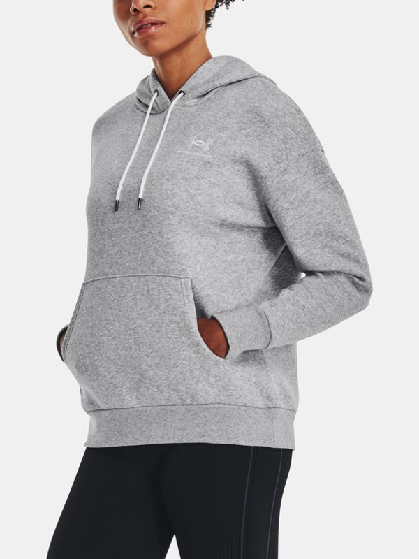 Under Armour Under Armour Essential Fleece Hoodie Majica dugih rukava siva