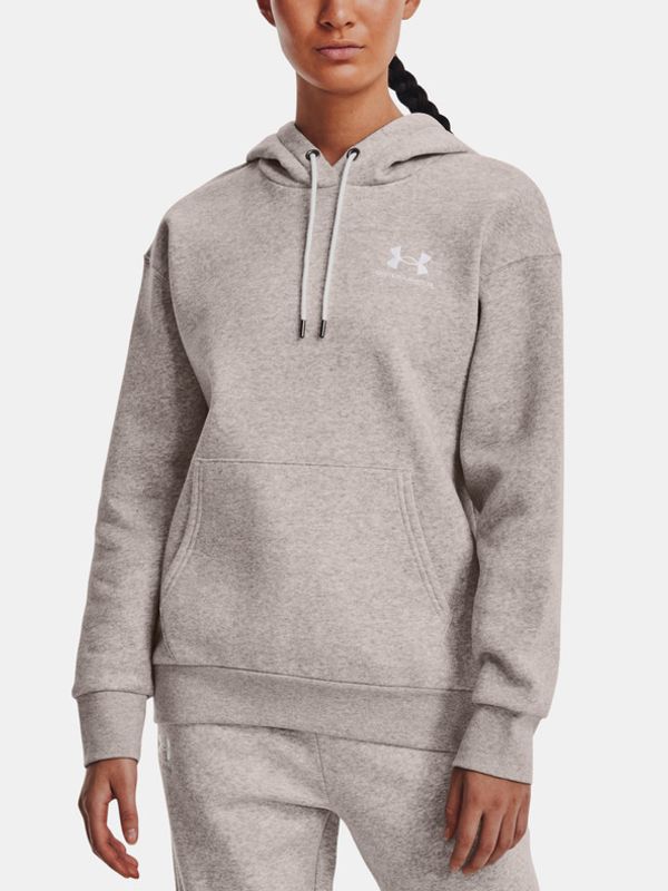 Under Armour Under Armour Essential Fleece Hoodie Majica dugih rukava siva