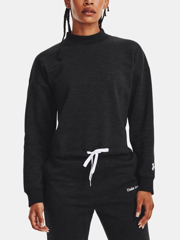 Under Armour Under Armour Essential Script Crew Majica dugih rukava crna