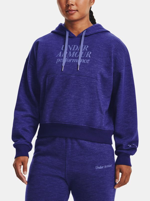Under Armour Under Armour Essential Script Hoodie Majica dugih rukava plava