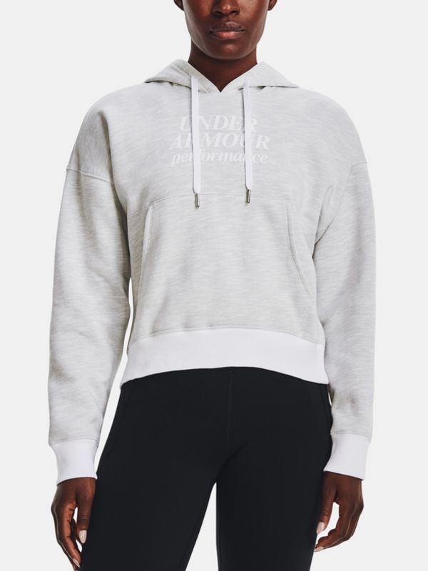 Under Armour Under Armour Essential Script Hoodie Majica dugih rukava siva