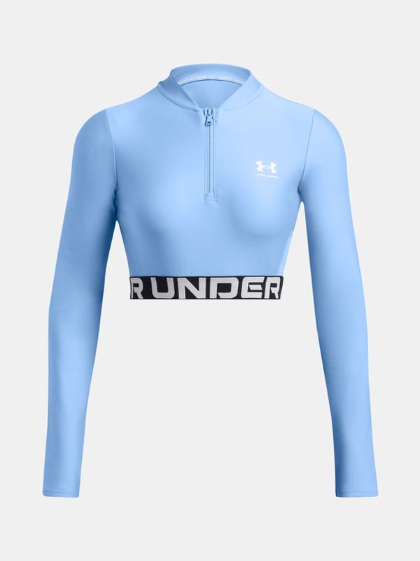 Under Armour Under Armour HeatGear Rib 1/4 Zip LS Majica plava