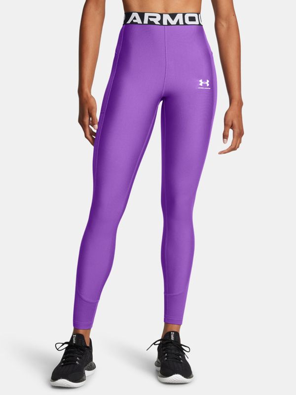 Under Armour Under Armour HeatGear Rib Tajice ljubičasta