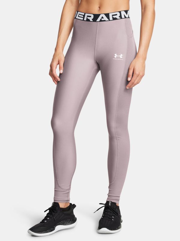 Under Armour Under Armour HeatGear Rib Tajice siva