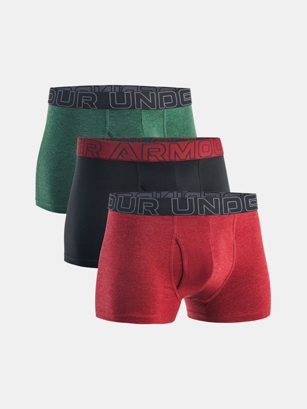 Under Armour Under Armour M UA Perf Cotton 3in 3-pack Bokserice zelena