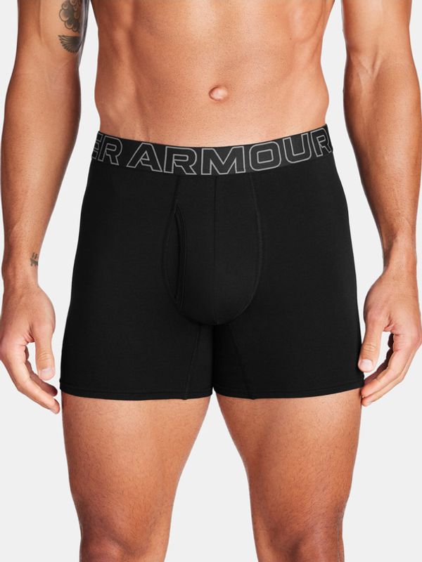 Under Armour Under Armour M UA Perf Cotton 6in 3-pack Bokserice crna