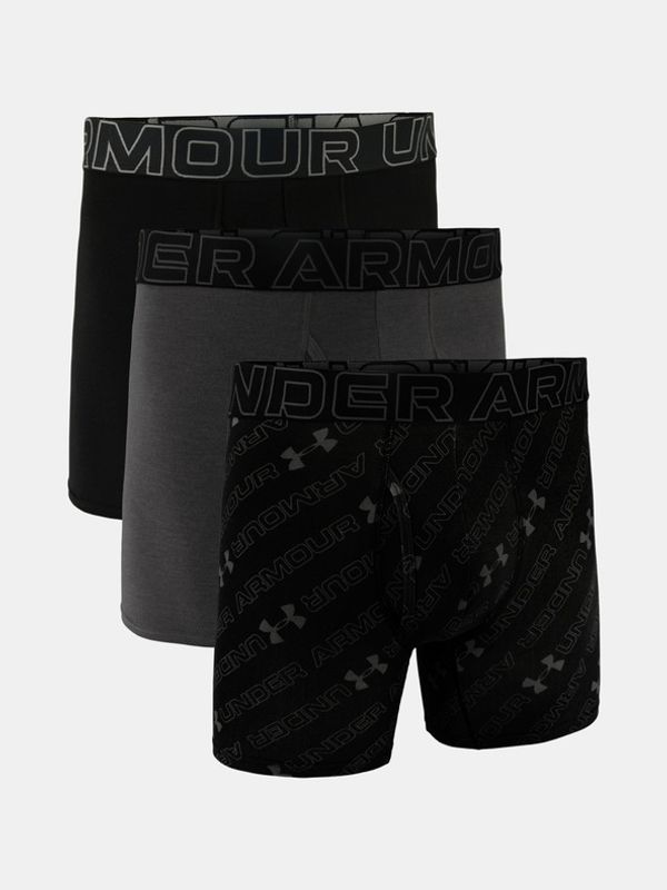 Under Armour Under Armour M UA Perf Cotton Nov 6in 3-pack Bokserice crna