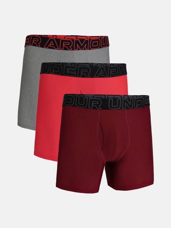 Under Armour Under Armour M UA Perf Tech Mesh 6in 3-pack Bokserice crvena