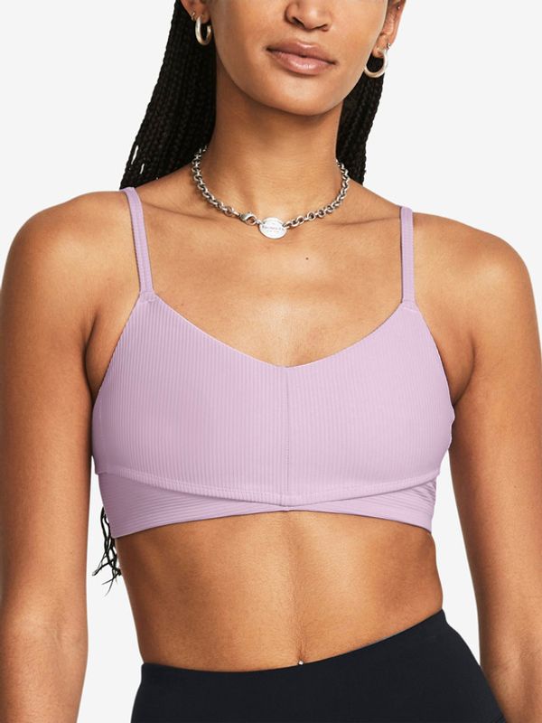 Under Armour Under Armour Meridian Rib Bralette Sportski Grudnjak ljubičasta
