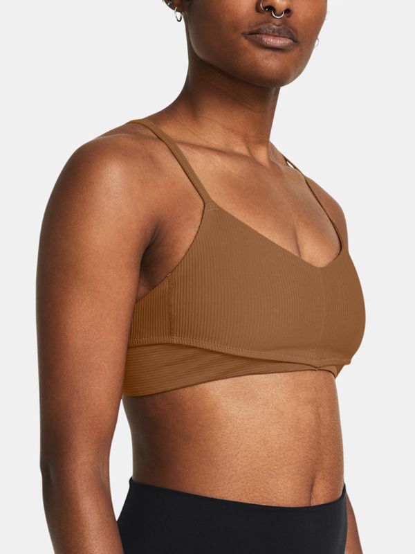 Under Armour Under Armour Meridian Rib Bralette Sportski Grudnjak smeđa