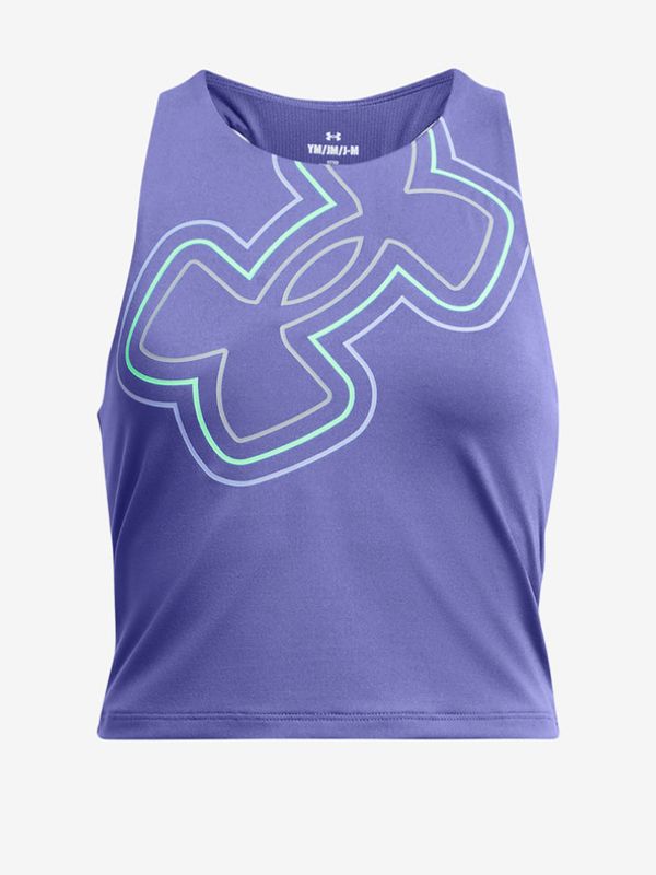 Under Armour Under Armour Motion Branded Crop Dječji top ljubičasta