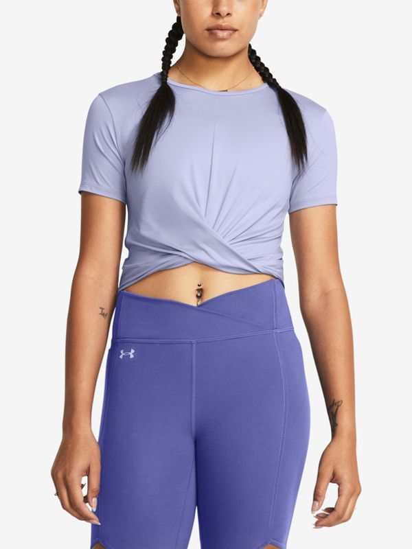 Under Armour Under Armour Motion Crossover Crop SS Majica ljubičasta