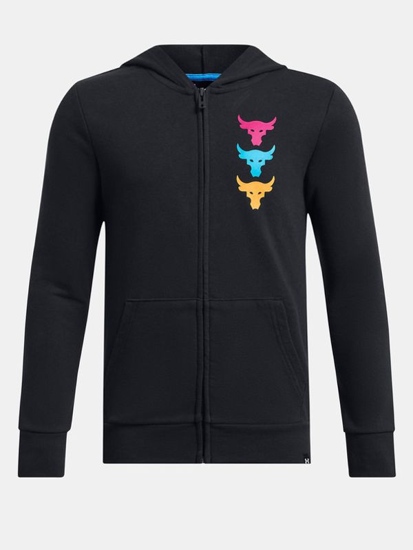 Under Armour Under Armour Project Rock Boys LS FZ HD Trenirka (gornji dio) dječja crna