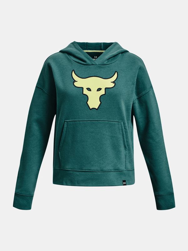 Under Armour Under Armour Project Rock Brhma Bull Fleece HD Trenirka (gornji dio) dječja zelena