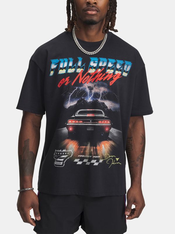 Under Armour Under Armour Project Rock Hwt SS Majica crna