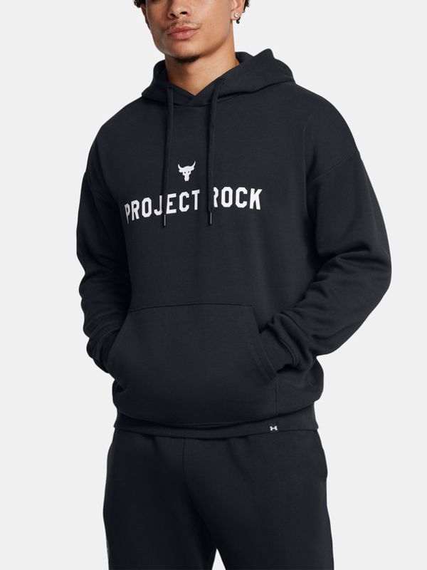 Under Armour Under Armour Project Rock Icon Fleece Majica dugih rukava crna