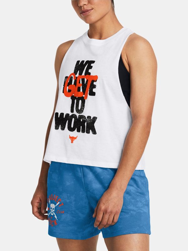 Under Armour Under Armour Projectt Rock W Underground Majica bez rukava bijela