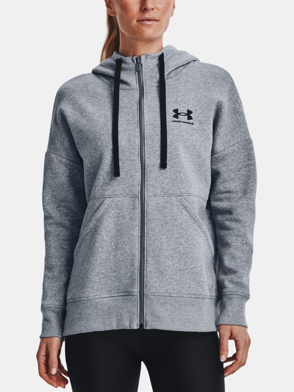 Under Armour Under Armour RIVAL FLEECE FZ HOODIE Majica dugih rukava siva