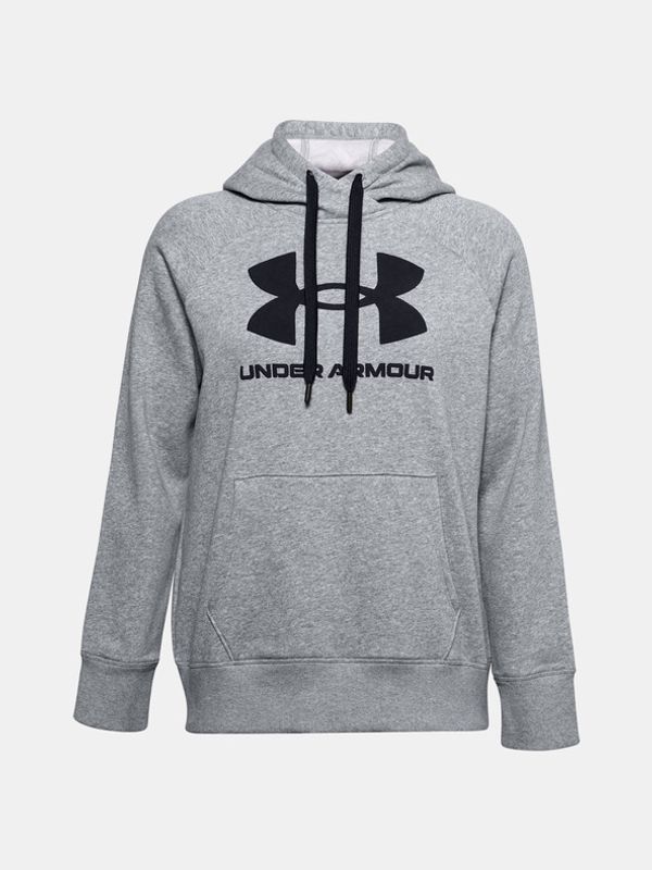 Under Armour Under Armour Rival Fleece Logo Hoodie Majica dugih rukava siva