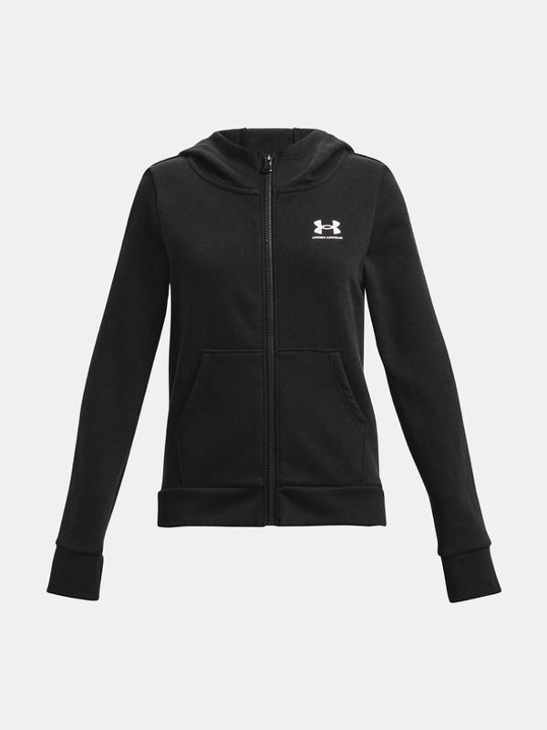 Under Armour Under Armour Rival Fleece LU FZ Trenirka (gornji dio) dječja crna