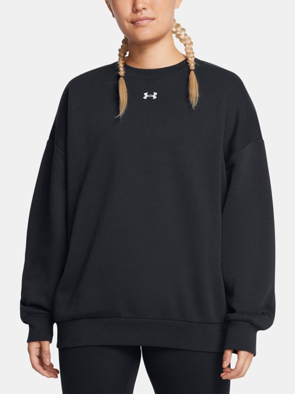 Under Armour Under Armour Rival Fleece OS Crew Majica dugih rukava crna