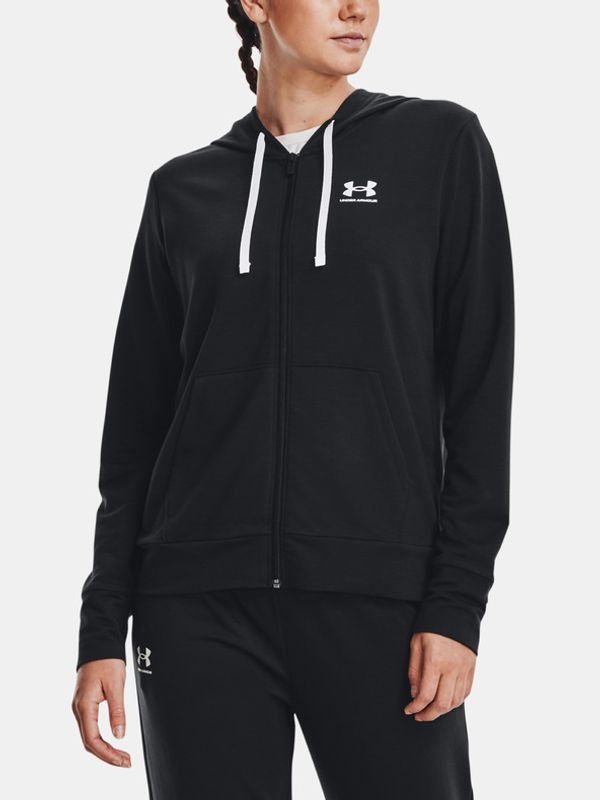 Under Armour Under Armour Rival Terry FZ Hoodie Majica dugih rukava crna