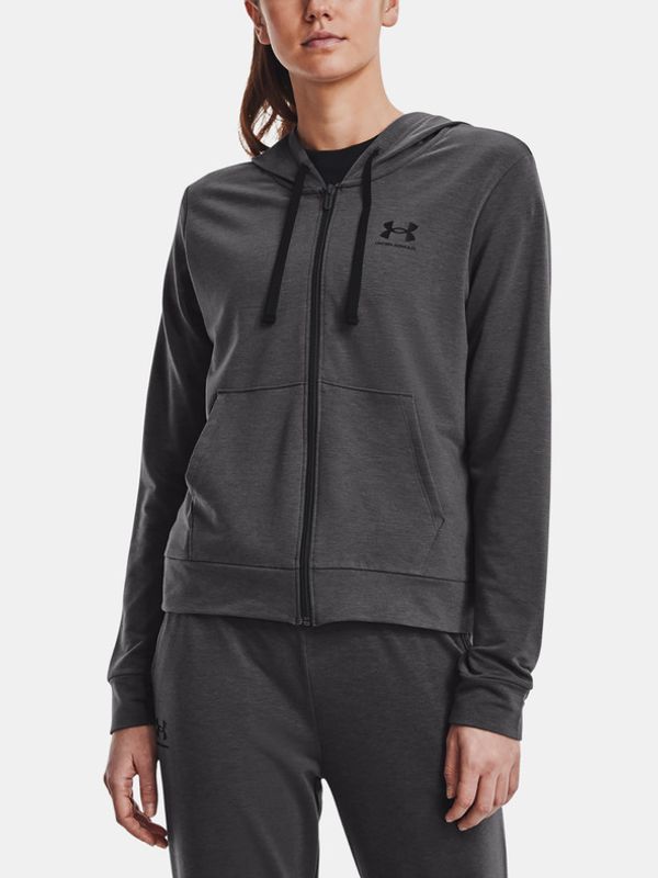 Under Armour Under Armour Rival Terry FZ Hoodie Majica dugih rukava siva