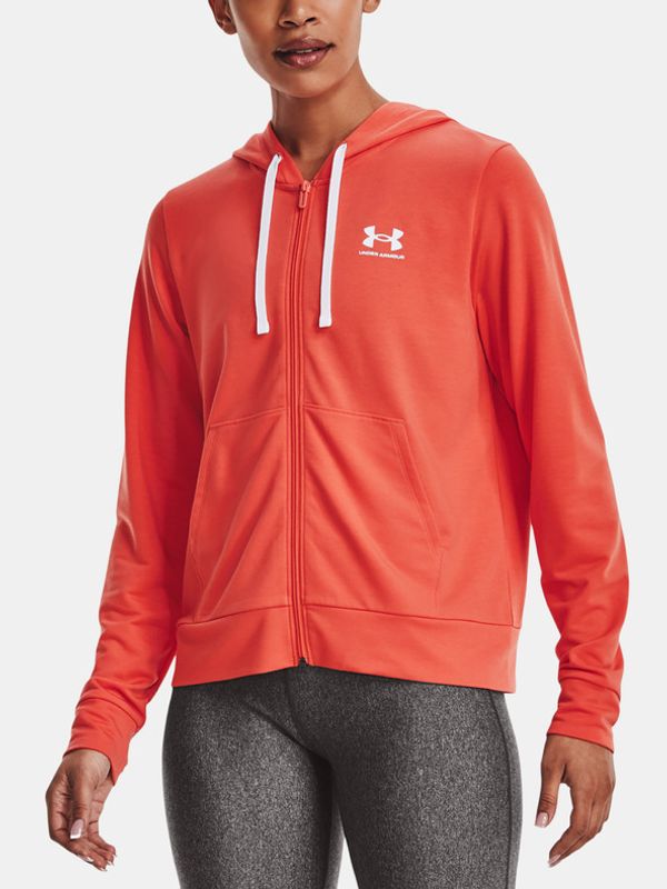 Under Armour Under Armour Rival Terry FZ Majica dugih rukava narančasta
