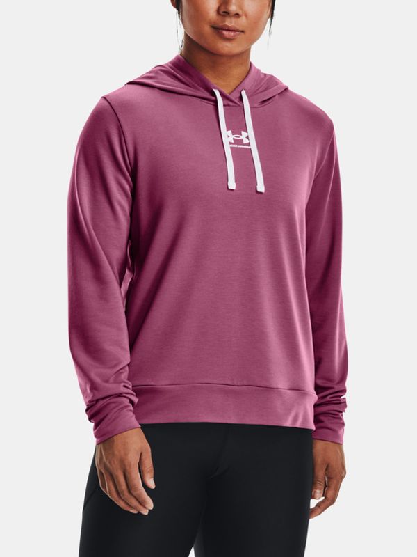 Under Armour Under Armour Rival Terry Hoodie Majica dugih rukava ružičasta