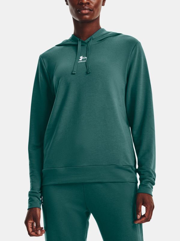 Under Armour Under Armour Rival Terry Hoodie Majica dugih rukava zelena