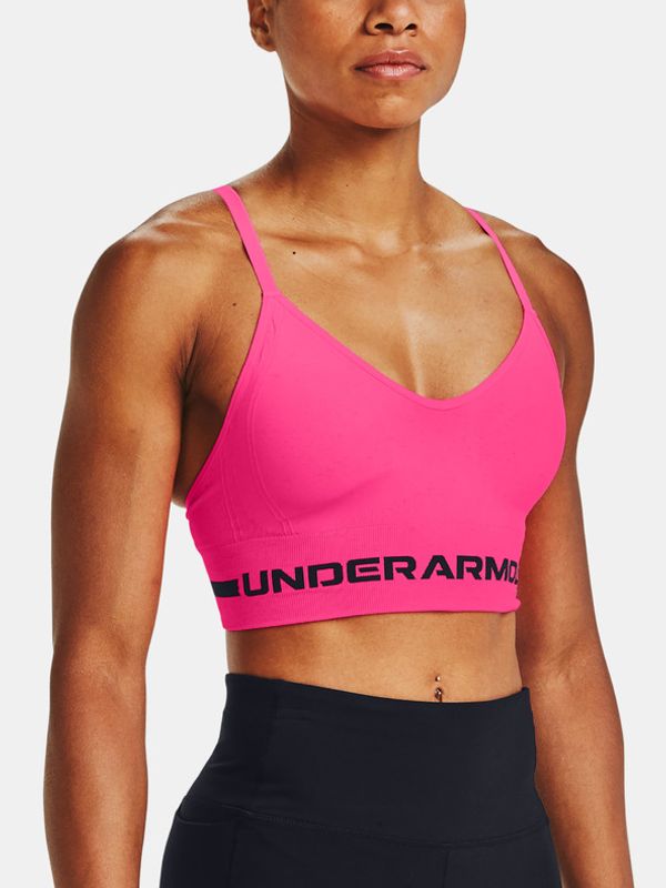 Under Armour Under Armour Seamless Low Long Htr Sportski Grudnjak ružičasta