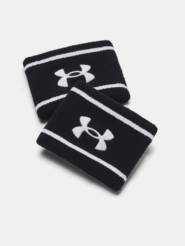 Under Armour Under Armour Striped Performance Terry WB Wristbands crna