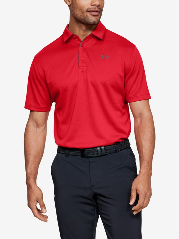 Under Armour Under Armour Tech Polo majica crvena
