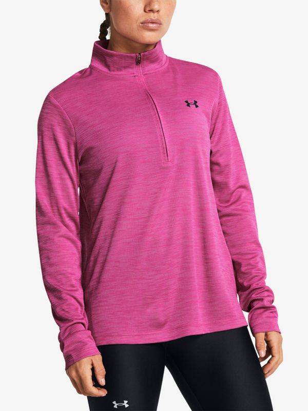 Under Armour Under Armour Tech Textured 1/2 Zip Majica dugih rukava ružičasta