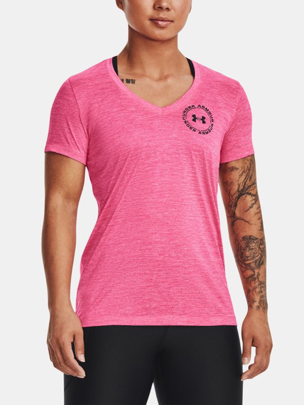 Under Armour Under Armour Tech Twist LC Crest SSV Majica ružičasta