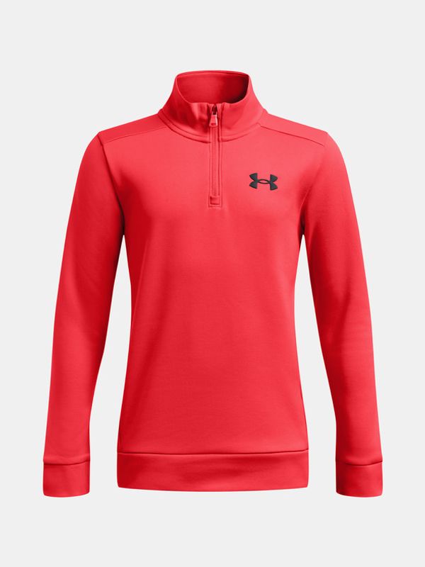 Under Armour Under Armour UA Armour Fleece 1/4 Zip Trenirka (gornji dio) dječja crvena