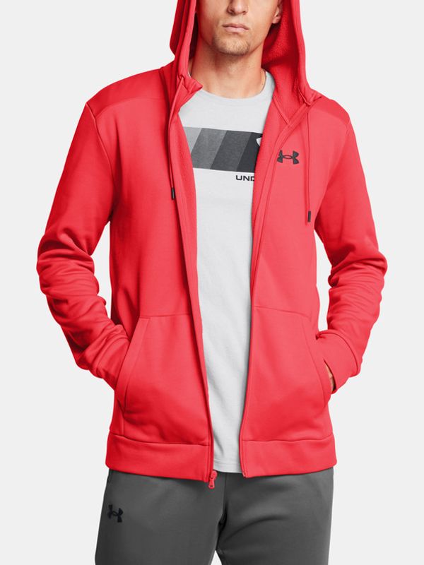 Under Armour Under Armour UA Armour Fleece FZ Hoodie Majica dugih rukava crvena