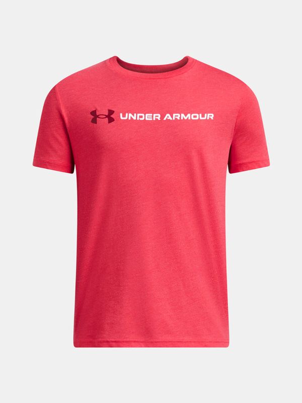 Under Armour Under Armour UA B Logo Wordmark SS Majica dječja crvena