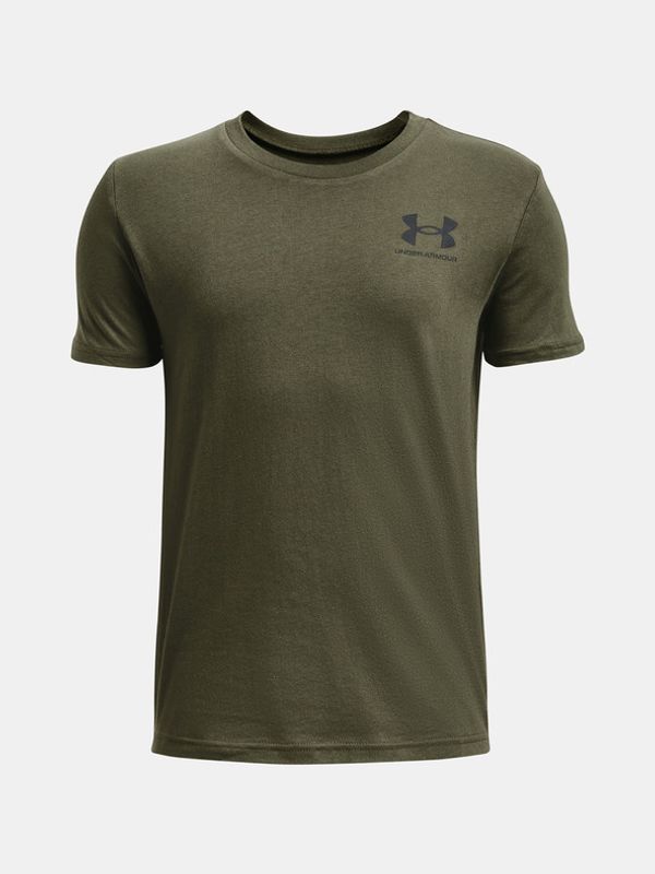 Under Armour Under Armour UA B Sportstyle Left Chest SS Majica dječja zelena