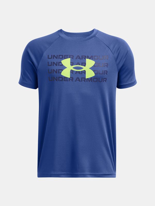 Under Armour Under Armour UA B Tech Wordmark Logo SS Majica plava