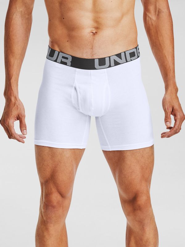 Under Armour Under Armour UA Charged Cotton 6in 3-pack Bokserice bijela