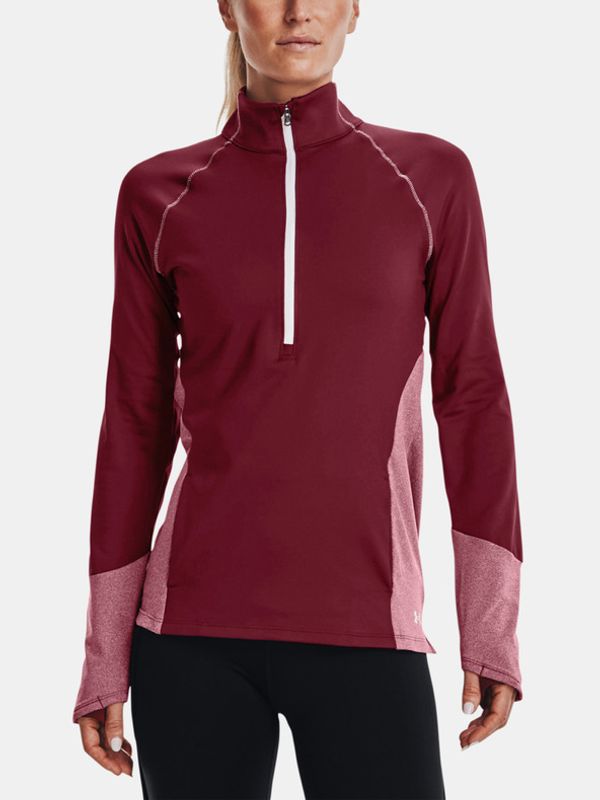 Under Armour Under Armour UA ColdGear 1/2 Zip-RED Majica dugih rukava crvena