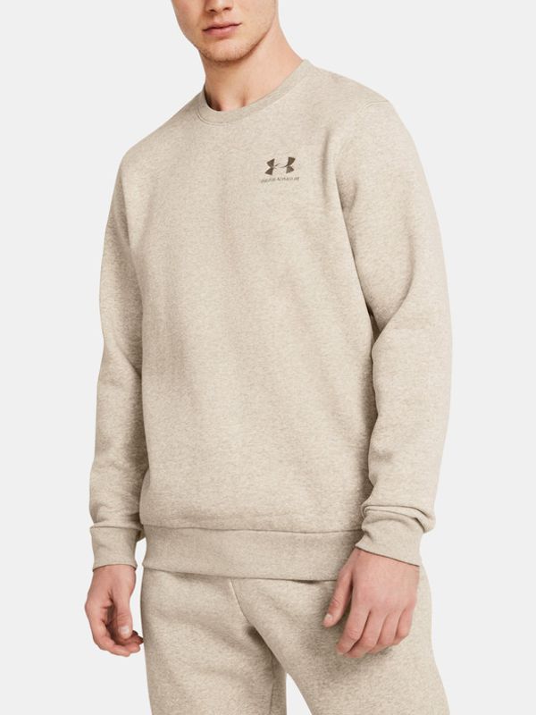 Under Armour Under Armour UA Essential Fleece Crew Majica dugih rukava smeđa