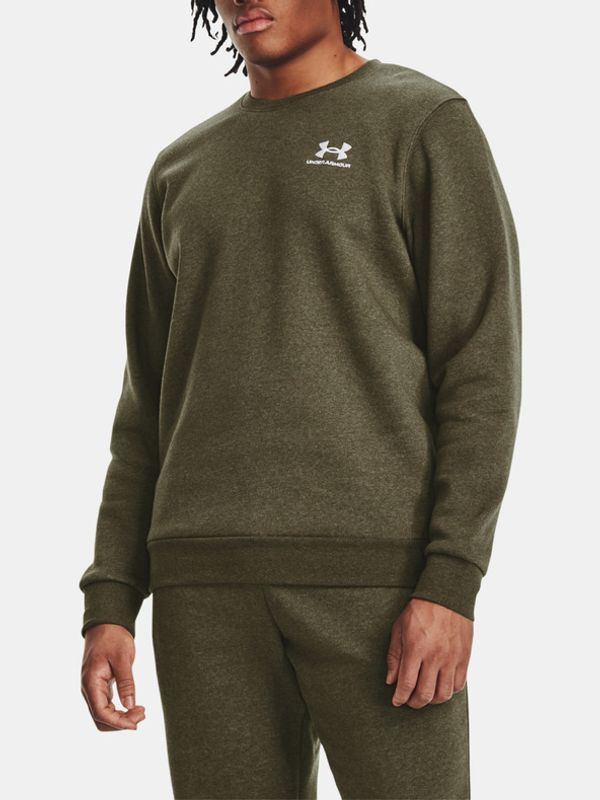 Under Armour Under Armour UA Essential Fleece Crew Majica dugih rukava zelena
