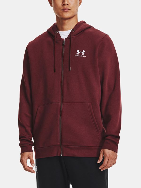 Under Armour Under Armour UA Essential Fleece FZ Hood Majica dugih rukava crvena