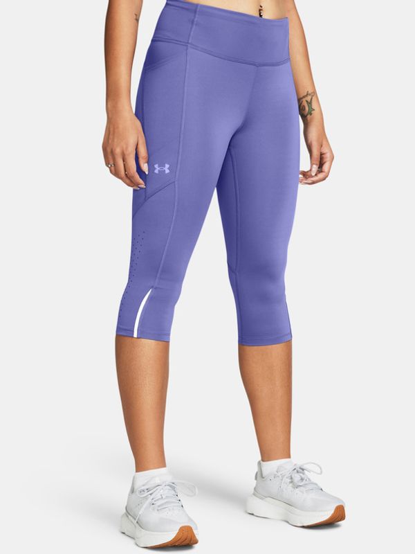Under Armour Under Armour UA Fly Fast Capris Tajice ljubičasta