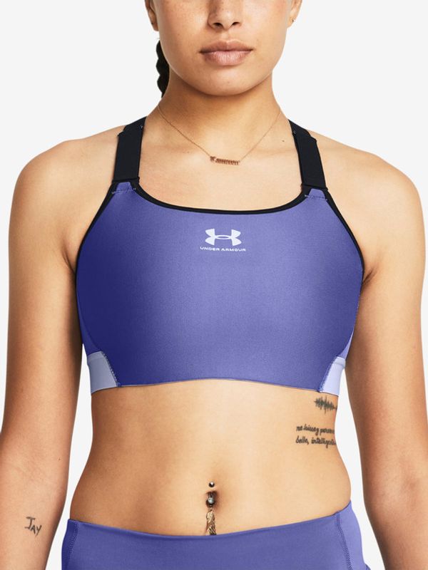 Under Armour Under Armour UA HeatGear High Sportski Grudnjak ljubičasta