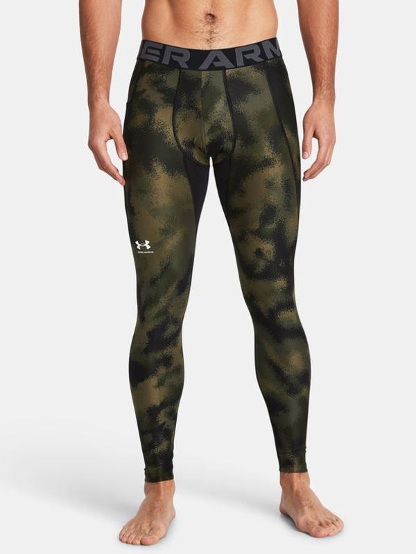 Under Armour Under Armour UA HG Armour Printed Tajice zelena