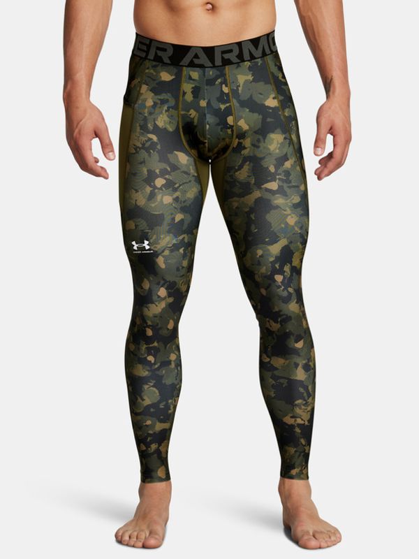 Under Armour Under Armour UA HG Armour Prtd Lgs Tajice zelena