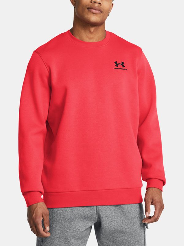 Under Armour Under Armour UA Icon Fleece Crew Majica dugih rukava crvena